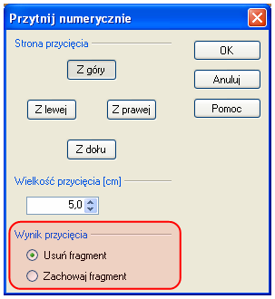 Przytnij numerycznie