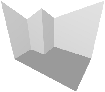 Ściany o nieregularnych kształtach