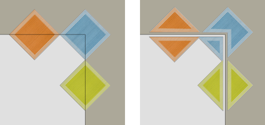 Przecinanie płytek wzdłuż krawędzi ściany i podłogi