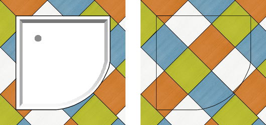 Wycinanie obrysu w płytkach